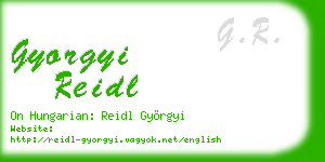 gyorgyi reidl business card