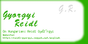 gyorgyi reidl business card